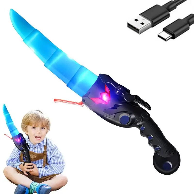 Cosplay Blasters Knives Halloween Joke Disappear Cosplay Toys For Kids 7 Color Luminous Retractable Anti-Slip Handle Heavy
Cosplay Blasters Knives Halloween Joke Disappear Cosplay Toys For Kids 7 Color Luminous Retractable Anti-Slip Handle Heavy