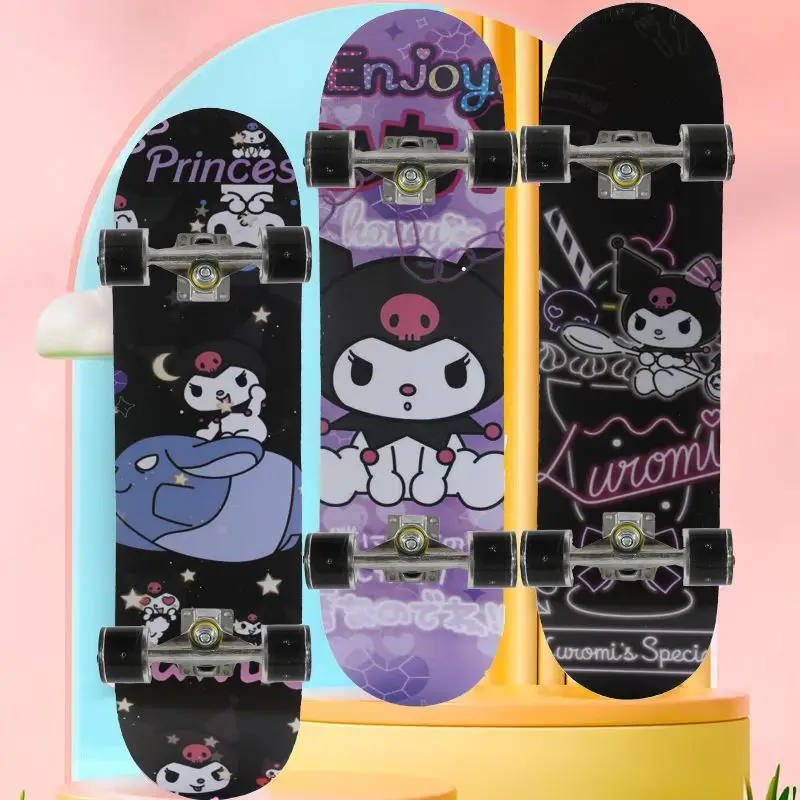 Cartoon Sanrio Kuromi Skateboard for Girl, Beginners, Adults, Professional Two-Wheeled Skateboard Cute Cinnamoroll Good Quality
Cartoon Sanrio Kuromi Skateboard for Girl, Beginners, Adults, Professional Two-Wheeled Skateboard Cute Cinnamoroll Good Quality