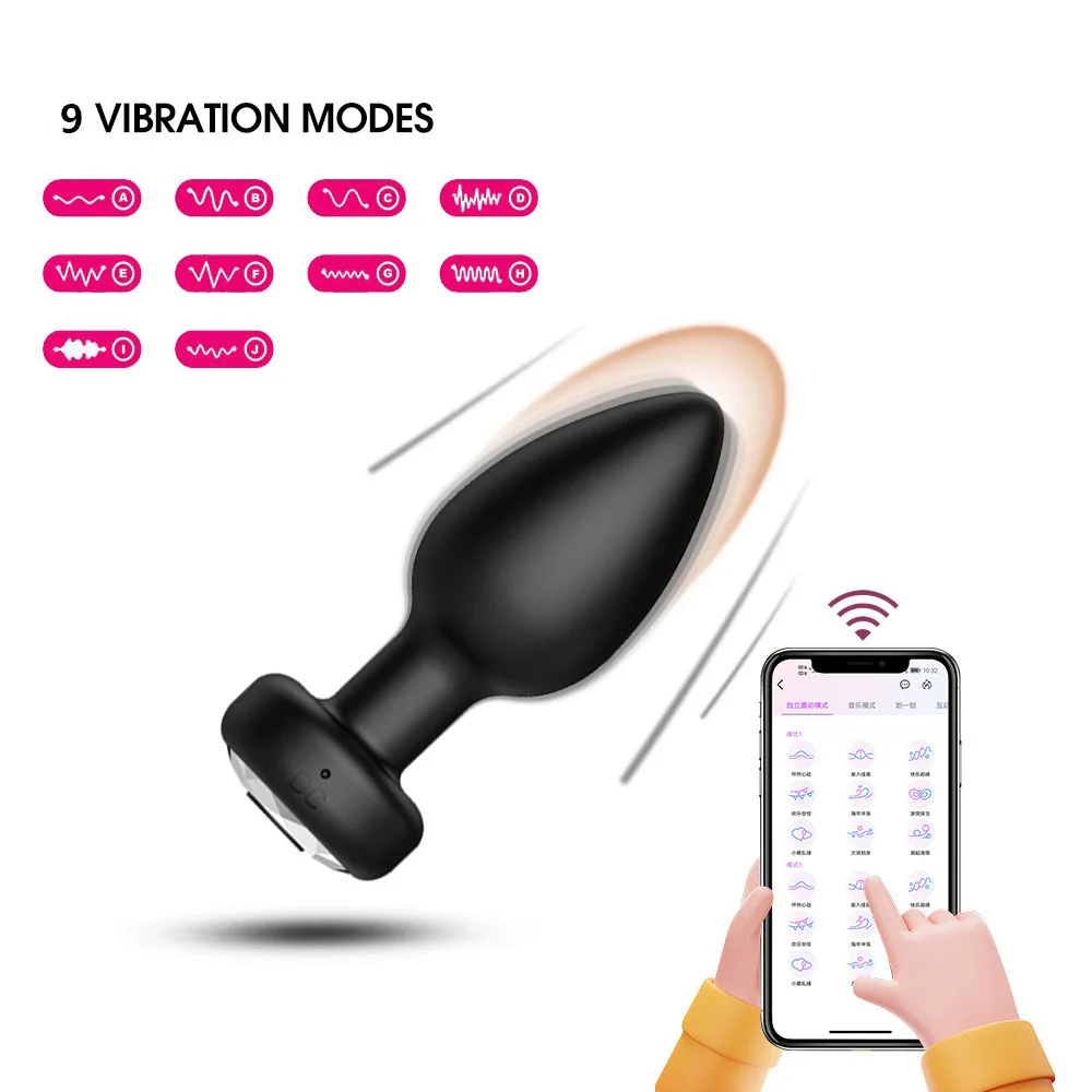 APP Control Anal Plug Vibrator Wireless Butt Plug Men Prostate Massager Stimulator Female Women Gay Masturbator Adult Sex Toys APP Control Anal Plug Vibrator Wireless Butt Plug Men Prostate Massager Stimulator Female Women Gay Masturbator Adult Sex Toys
