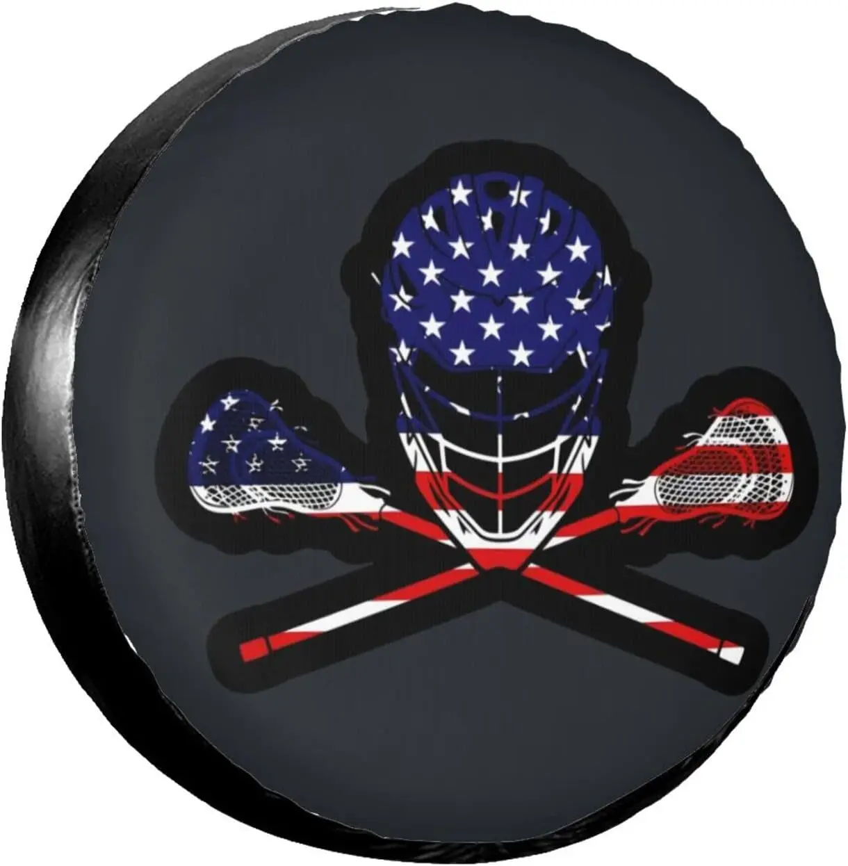 American Flag Lacrosse Pattern Spare Car Tire Cover Wheel Protectors Water Dustproof Universal Fit for SUV Truck Camper Travel
American Flag Lacrosse Pattern Spare Car Tire Cover Wheel Protectors Water Dustproof Universal Fit for SUV Truck Camper Travel
