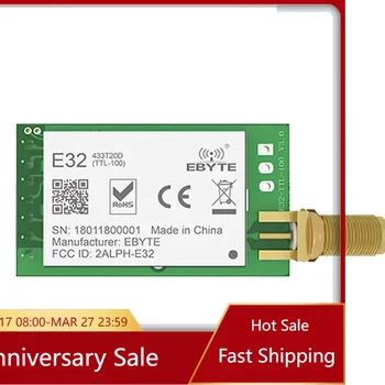 LoRa SX1278 433 MHz 무선 rf 모듈 iot 송수신기 CDSENET E32-433T20D UART 장거리 433 MHz rf 송신기 수신기