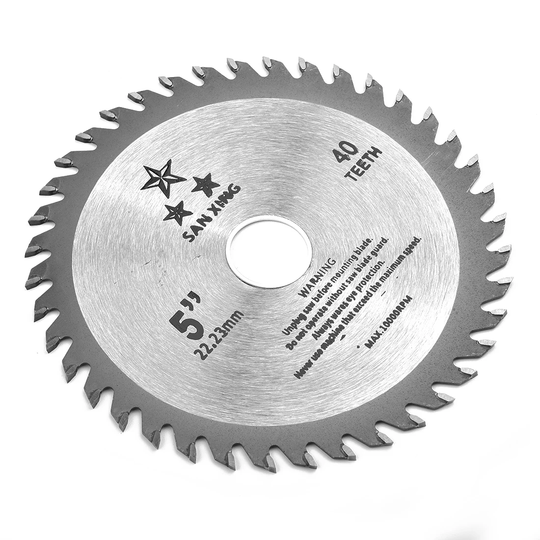 5 Inches Outside Cutting Disc For Wood Carbide Tipped 1" Bore 40 Teeth Max RPM 5,500 Saw Blade Replacement Part
5 Inches Outside Cutting Disc For Wood Carbide Tipped 1" Bore 40 Teeth Max RPM 5,500 Saw Blade Replacement Part