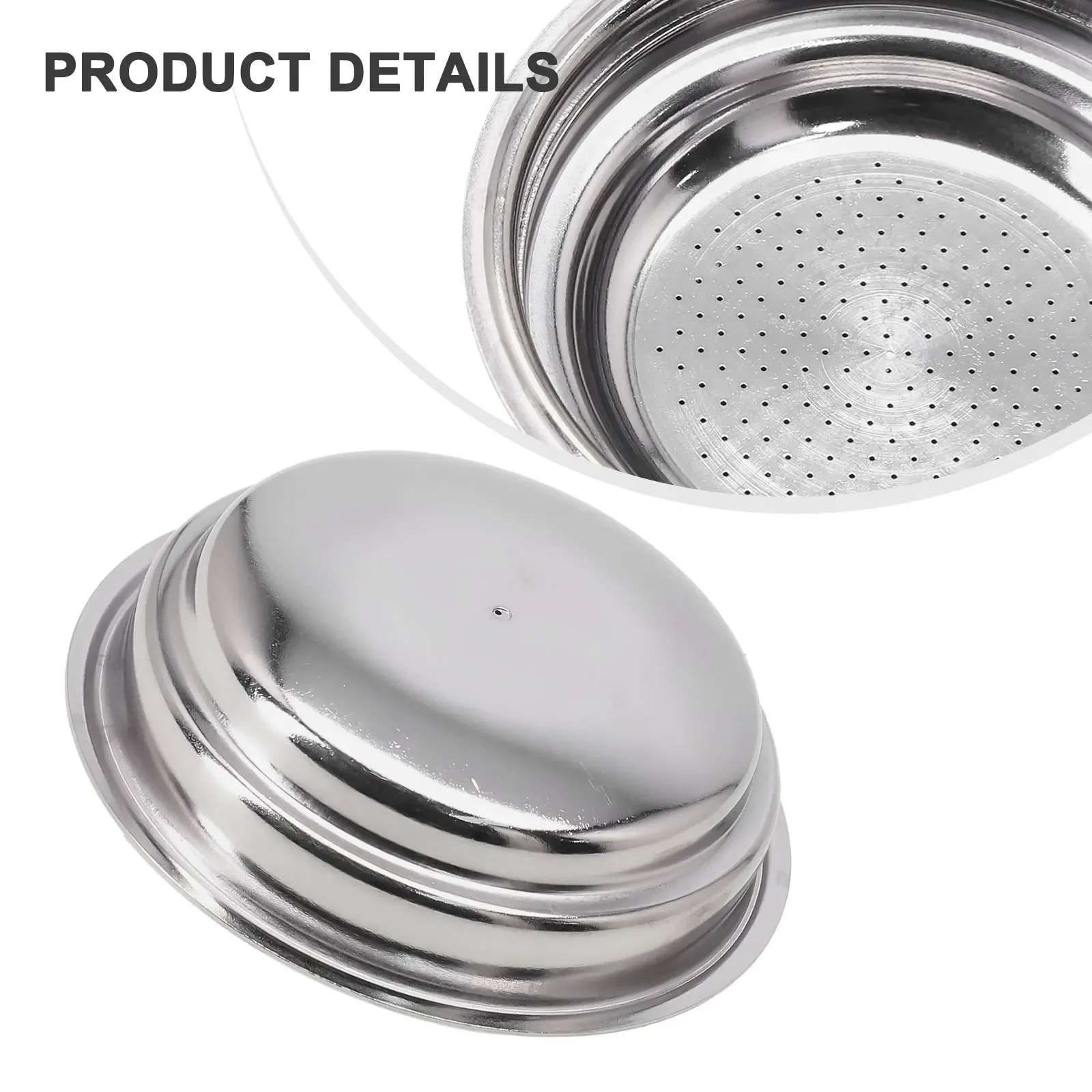 Coffee Grinding Bowl Stainless Steel Coffee Filter Basket Replacement Parts Espresso Tools Kitchen Accessories 51mm
Coffee Grinding Bowl Stainless Steel Coffee Filter Basket Replacement Parts Espresso Tools Kitchen Accessories 51mm