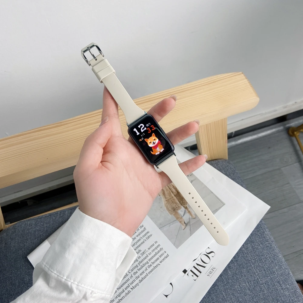 Мягкий силиконовый ремешок для Huawei iWatch Fit New Lady, водонепроницаемый ремешок для умных часов Hua wei FIT 2, сменный ремешок для похудения
Мягкий силиконовый ремешок для Huawei iWatch Fit New Lady, водонепроницаемый ремешок для умных часов Hua wei FIT 2, сменный ремешок для похудения