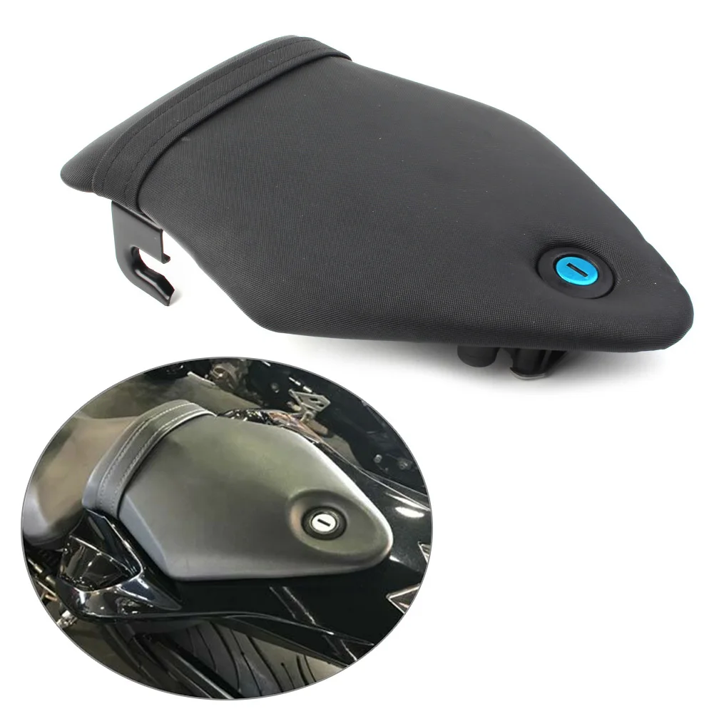 

Motorcycle Rear Passenger Seat Pillion Cushion & Lock Set For BMW S1000 RR S1000RR 2009 2010 2011 2012 2013 2014