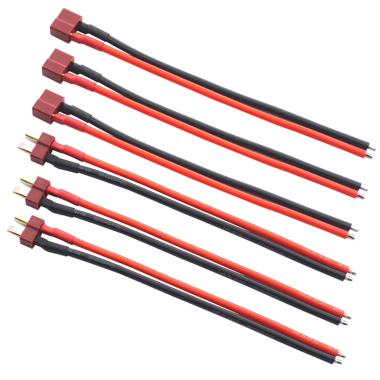 3Pairs Deans T Plug Male Female Connector with 150mm 14AWG Soft Silicone Wire Cable for RC Airplane Quadcopter Car Boat
3Pairs Deans T Plug Male Female Connector with 150mm 14AWG Soft Silicone Wire Cable for RC Airplane Quadcopter Car Boat