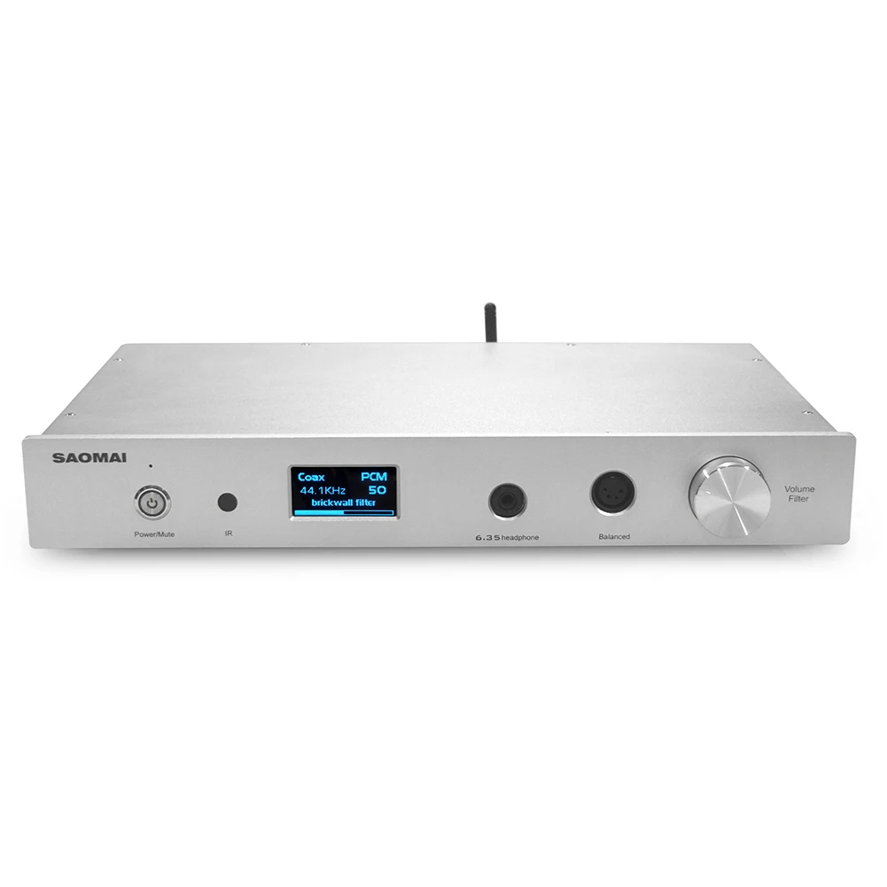 

HAAFEE MI13 HIFI Dual Dac Amplifier Home Audio Decoder 7 Pcs Amp Chips Support Bluetooth LDAC APTX-HD Fiber Coaxial USB I2S