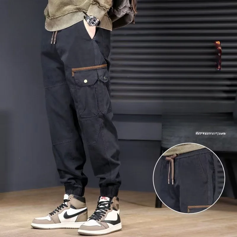 2023 Men Spring Autumn New Hip Hop Joggers Cargo Pants Men Multi-Pocket Sweatpants Male Streetwear Solid Casual Pants H207
2023 Men Spring Autumn New Hip Hop Joggers Cargo Pants Men Multi-Pocket Sweatpants Male Streetwear Solid Casual Pants H207