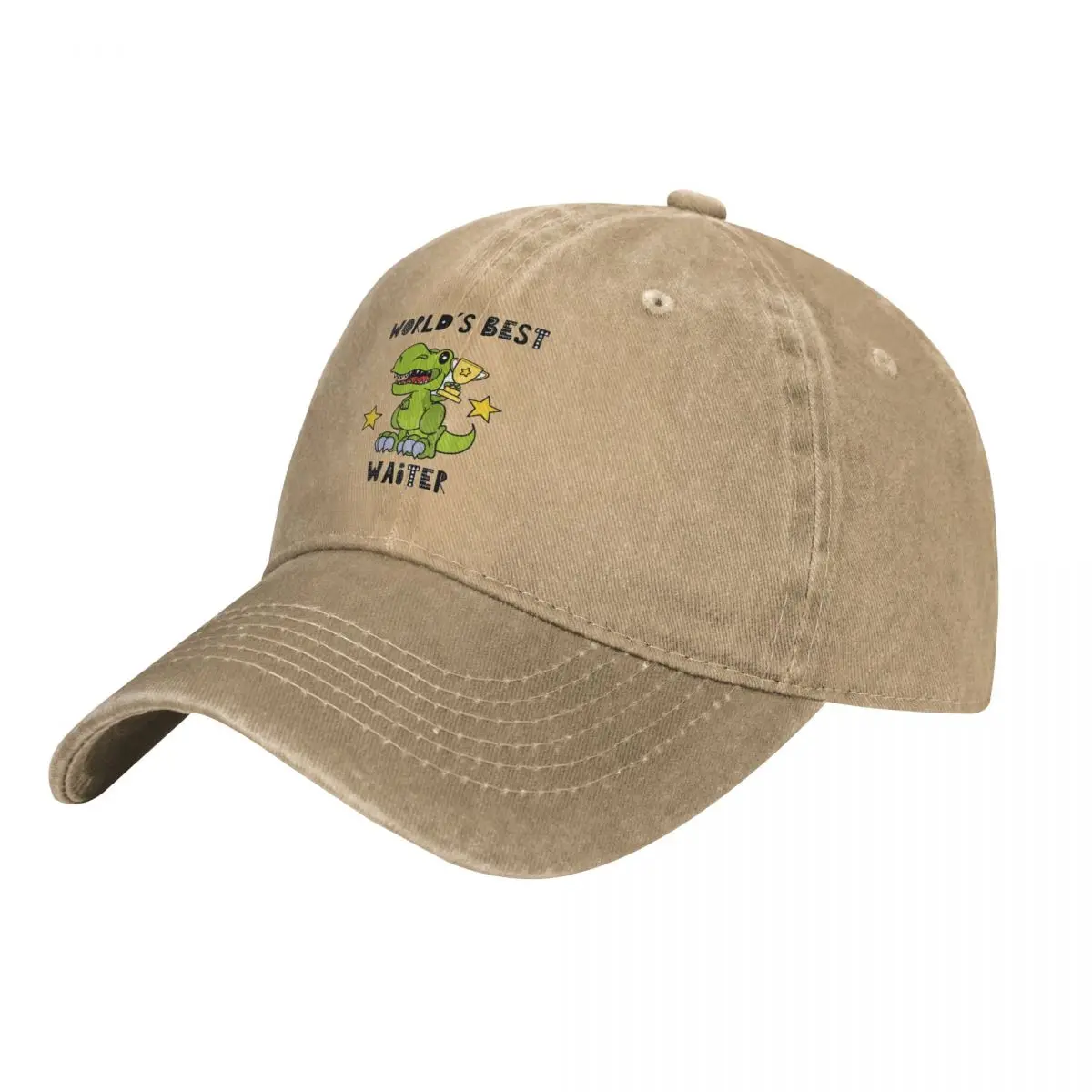 

Worlds Best Washed Baseball Cap Dinosaur Vintage Trucker Hat Summer Men Adult Kpop Rock Custom Logo Baseball Caps