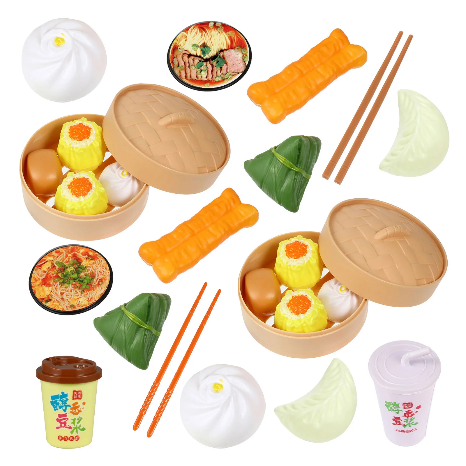 NUOBESTY 2 Sets Children Pretend Play Toy Chinese Breakfast Mini Food Play Set for Children Family Random Style
NUOBESTY 2 Sets Children Pretend Play Toy Chinese Breakfast Mini Food Play Set for Children Family Random Style
