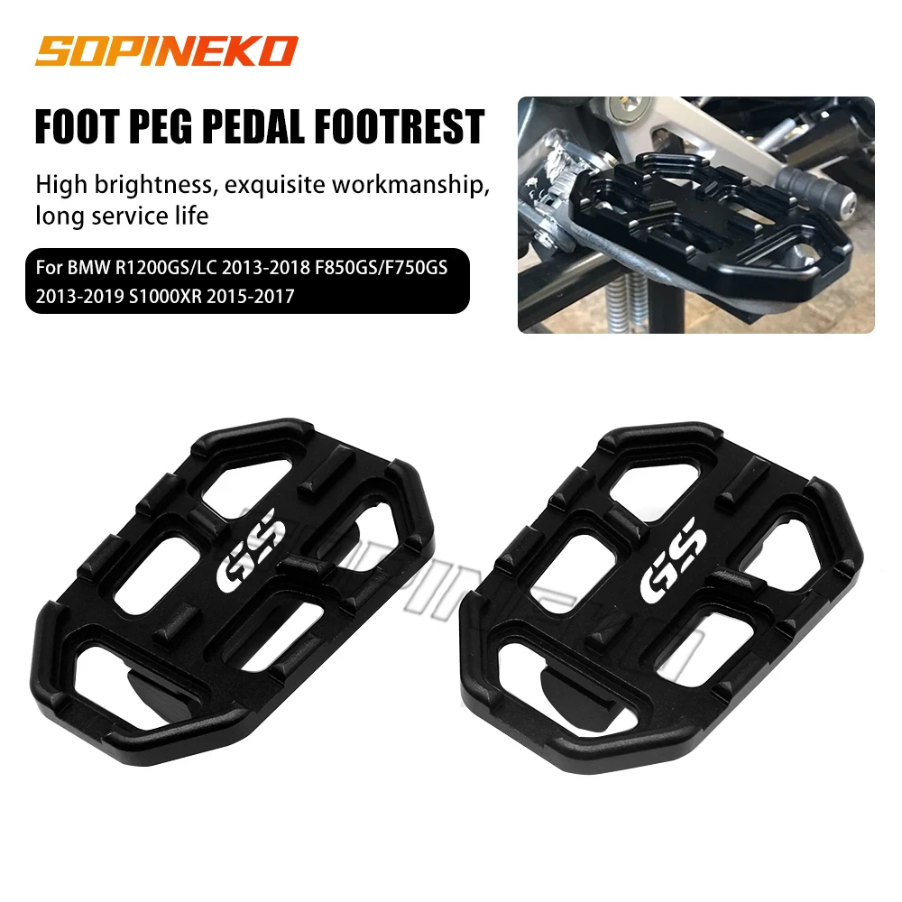 For BMW G310GS F750GS F850GS R1200GS R Nine T Scrambler 2013-2019 Motorcycle CNC Billet Wide Foot Pegs Pedals Footrest Extension
For BMW G310GS F750GS F850GS R1200GS R Nine T Scrambler 2013-2019 Motorcycle CNC Billet Wide Foot Pegs Pedals Footrest Extension