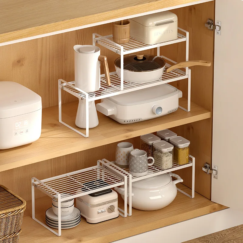 Kitchen Multi-Layer Shelf Cabinet Partition Layered Finishing Holder Countertop Storage Iron Storage Rack Spice Organizer
Kitchen Multi-Layer Shelf Cabinet Partition Layered Finishing Holder Countertop Storage Iron Storage Rack Spice Organizer