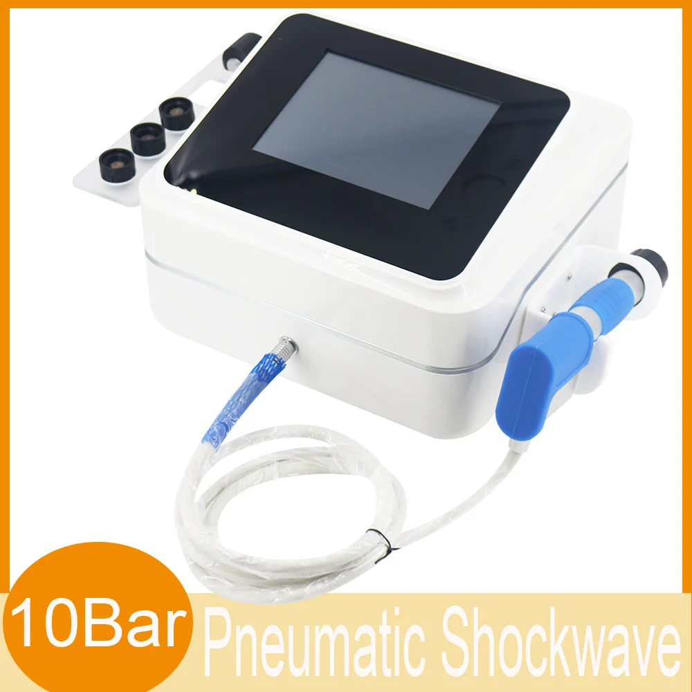 New Pneumatic Shockwave Therapy Machine Radial Type 10 Bar Shock Wave Instrument ED For Tennis Elbow Pain Relief Body Massager
New Pneumatic Shockwave Therapy Machine Radial Type 10 Bar Shock Wave Instrument ED For Tennis Elbow Pain Relief Body Massager