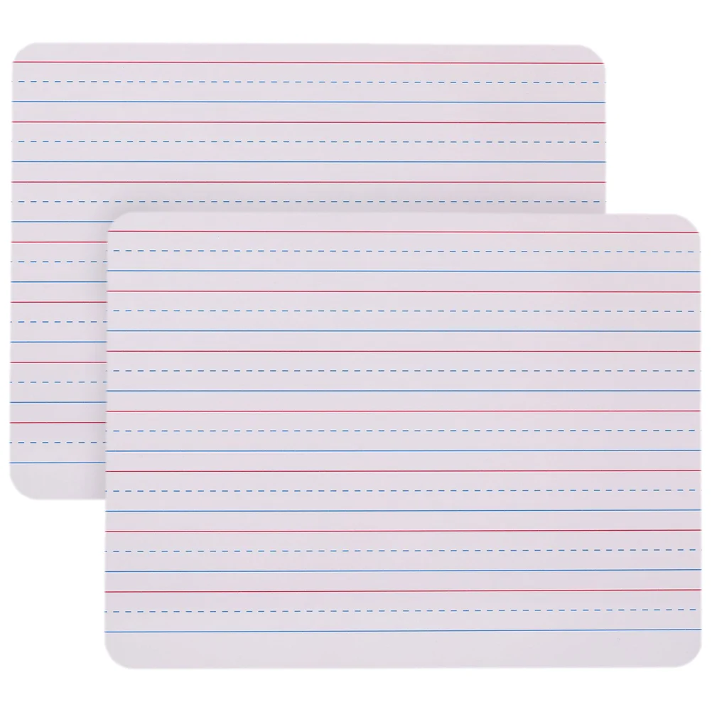 2 Pcs White Boards Lines Kids Writing Dry Erase Notepad Word Whiteboard Small Wood Office
2 Pcs White Boards Lines Kids Writing Dry Erase Notepad Word Whiteboard Small Wood Office