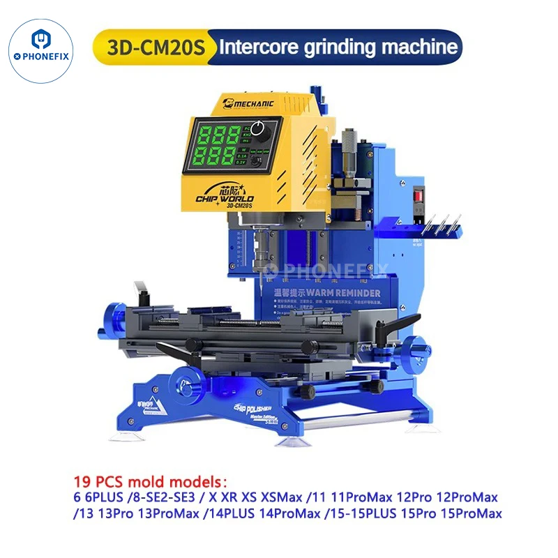 3d-mechanic cm20s Точная шлифовальная машина с трехосевой связью ЧПУ CPU шлифовка полировка для iPhone 6-15PM экран чип материнской платы
3d-mechanic cm20s Точная шлифовальная машина с трехосевой связью ЧПУ CPU шлифовка полировка для iPhone 6-15PM экран чип материнской платы