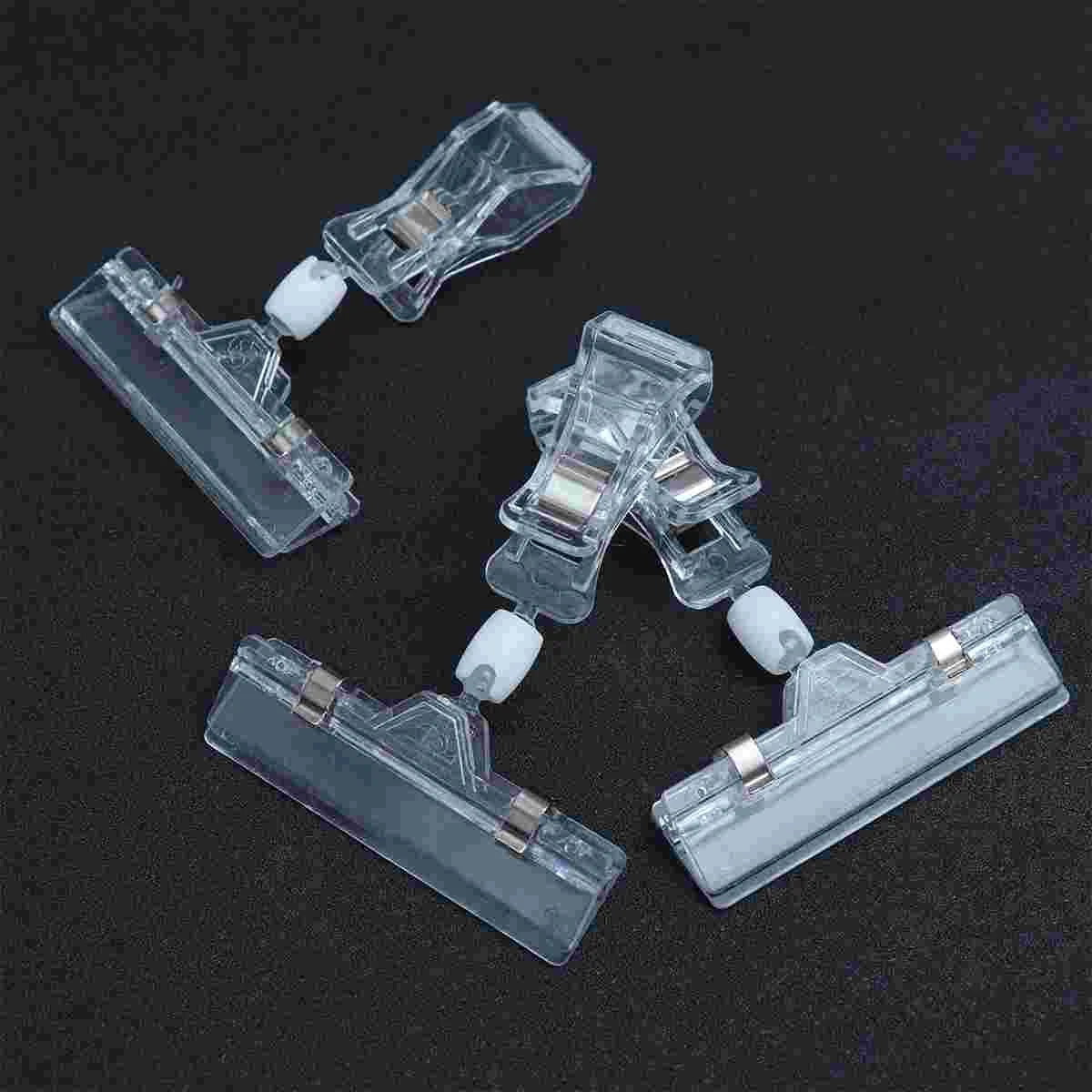 Transparent Price Holder Clips, 10PCS Merchandise Sign Display Clips, Rotatable Fixator for Home Market Shopping Mall 
Transparent Price Holder Clips, 10PCS Merchandise Sign Display Clips, Rotatable Fixator for Home Market Shopping Mall
