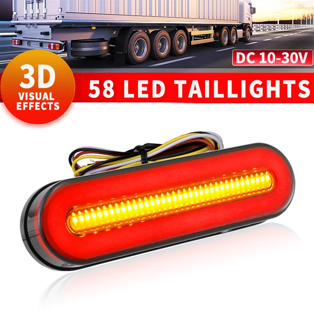 1pc 12V Car Truck LED Tail Light Rear Lamp Indicator Brake Light For Trailer Truck Car Taillight Yellow +Red Light 19*3.5*12.3CM
1pc 12V Car Truck LED Tail Light Rear Lamp Indicator Brake Light For Trailer Truck Car Taillight Yellow +Red Light 19*3.5*12.3CM