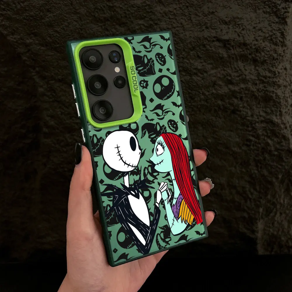 Jacks Sally Skellington Love S25 Case For Samsung S25 S24 Ultra For Galaxy S23 S22 S21 FE S20 Ultra Plus Shockproof Phone Cover Jacks Sally Skellington Love S25 Case For Samsung S25 S24 Ultra For Galaxy S23 S22 S21 FE S20 Ultra Plus Shockproof Phone Cover