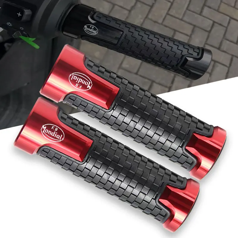 

For FB Mondial Flat Track 125 HPS 250 Hipster HPS 300 Pagani 1948 Sport Classic SMT SMX 125 Enduro Motard 7/8 "Handlebar grips