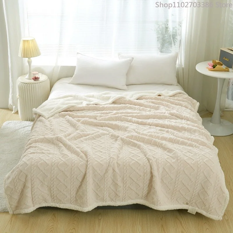 Warm Thick Plaid Blanket Soft Winter Bed Blankets Plush Fluffy Bed Sheet Sofa Cover Soft Throw Bedspread Office Hotel Home Decor
Warm Thick Plaid Blanket Soft Winter Bed Blankets Plush Fluffy Bed Sheet Sofa Cover Soft Throw Bedspread Office Hotel Home Decor