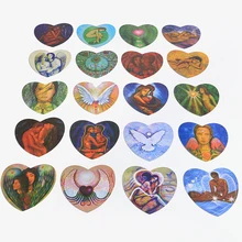 45Pcs Couple Love Oracle Card Heart-shaped English Tarot Cards Board Game Card Party Playing Card/1Pc Purple Tarot Tablecloth
45Pcs Couple Love Oracle Card Heart-shaped English Tarot Cards Board Game Card Party Playing Card/1Pc Purple Tarot Tablecloth