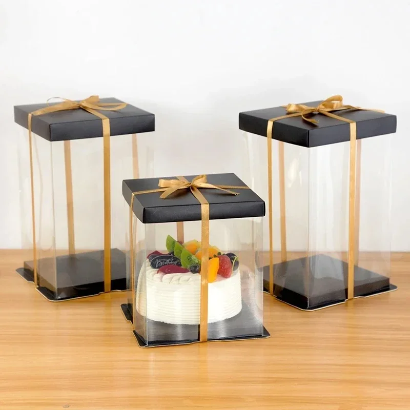 Large Transparent Cake Gift Box PVC Clear Rose Bear Packaging Box Birthday Party Wedding Cake Dessert Present Decoration
Large Transparent Cake Gift Box PVC Clear Rose Bear Packaging Box Birthday Party Wedding Cake Dessert Present Decoration