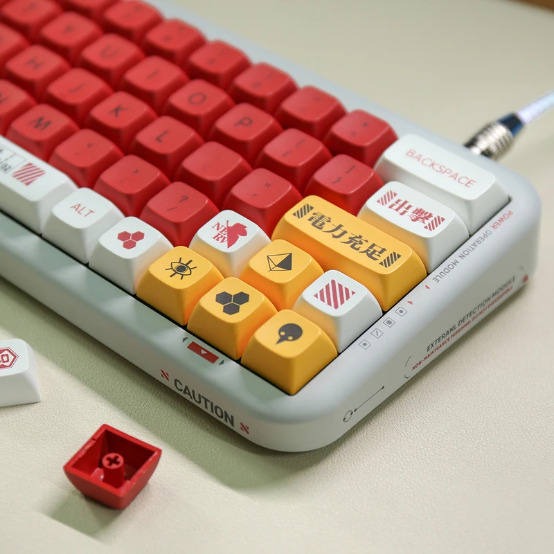 138 Keys EVA 02 Keycaps PBT Dye Sublimation Key Caps XDA Profile Keycap With 1.75U 2U Shift For Customized Keyboard
138 Keys EVA 02 Keycaps PBT Dye Sublimation Key Caps XDA Profile Keycap With 1.75U 2U Shift For Customized Keyboard