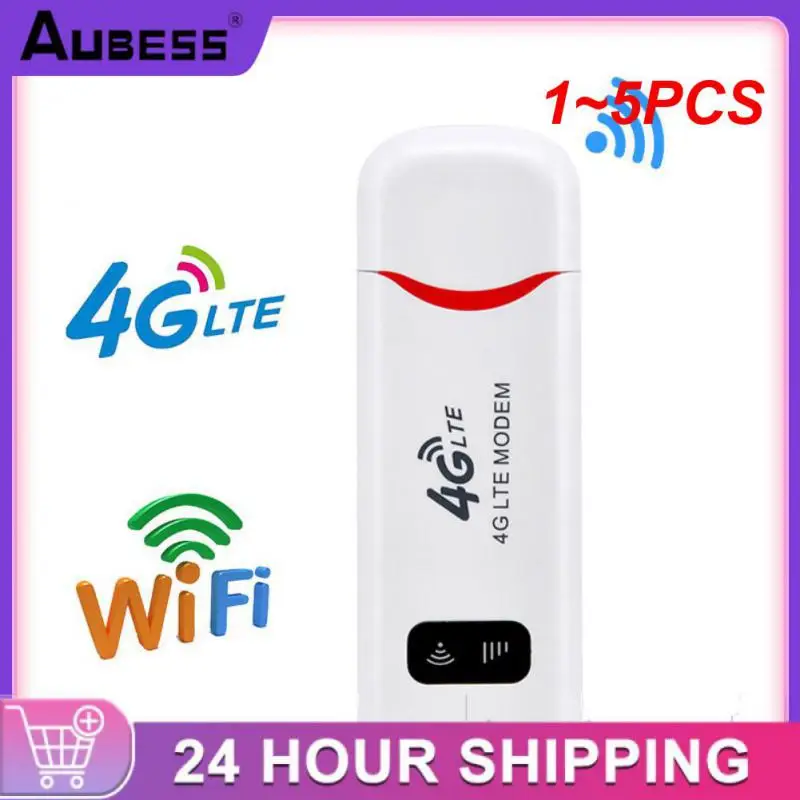 

1~5PCS Wireless LTE WiFi Router 4G SIM Card Portable 150Mbps USB Modem Pocket Hotspot Dongle Mobile Broadband for Home WiFi