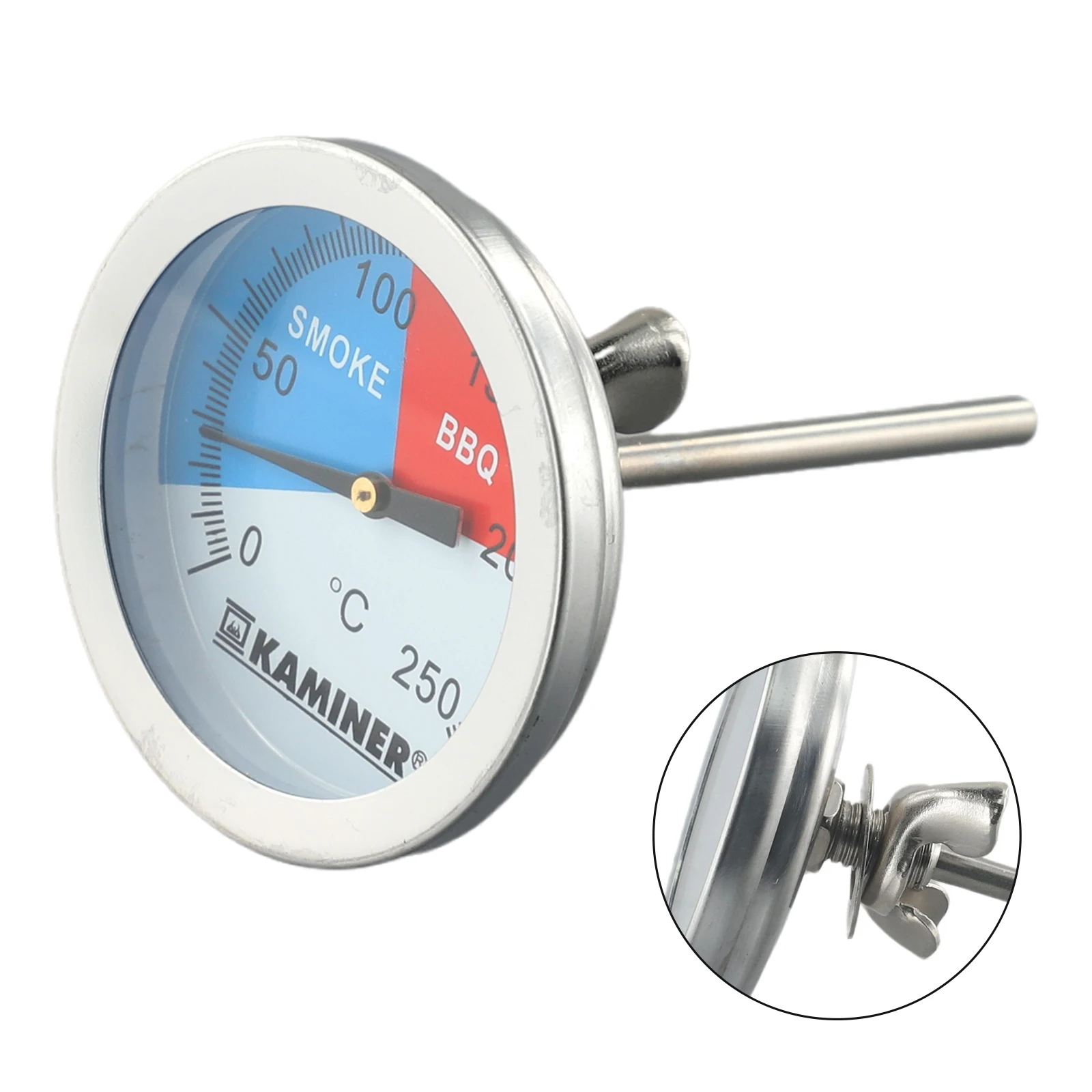 1pc BBQ Grill Thermometer Stainless Steel Resistant To High Temperatures 0°C To +250°C Garden Outdoor Barbecue Accessories
1pc BBQ Grill Thermometer Stainless Steel Resistant To High Temperatures 0°C To +250°C Garden Outdoor Barbecue Accessories