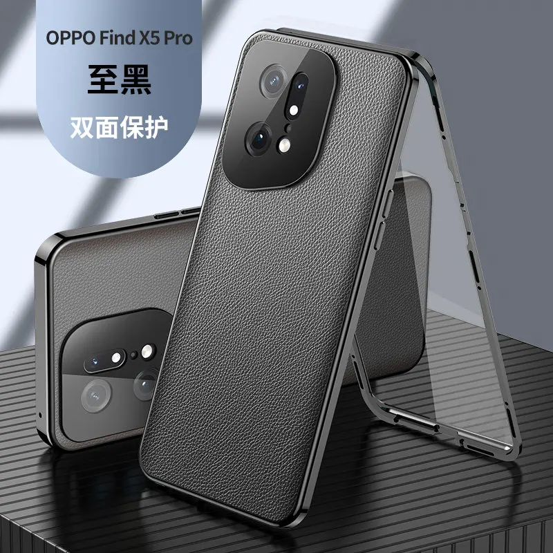 Oppo Find X5 Pro CPH2305 360 Full Protection Case Metal Bumper Front Glass Cover with Back PU Leather Case for Oppo Find X5 Pro
Oppo Find X5 Pro CPH2305 360 Full Protection Case Metal Bumper Front Glass Cover with Back PU Leather Case for Oppo Find X5 Pro