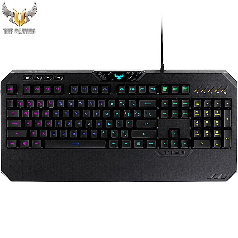 ASUS TUF Gaming K5 Mechanical Membrane RGB Gaming Keyboard ROGFlare RGB Cherry with Aura Sync RGB Lighting
ASUS TUF Gaming K5 Mechanical Membrane RGB Gaming Keyboard ROGFlare RGB Cherry with Aura Sync RGB Lighting