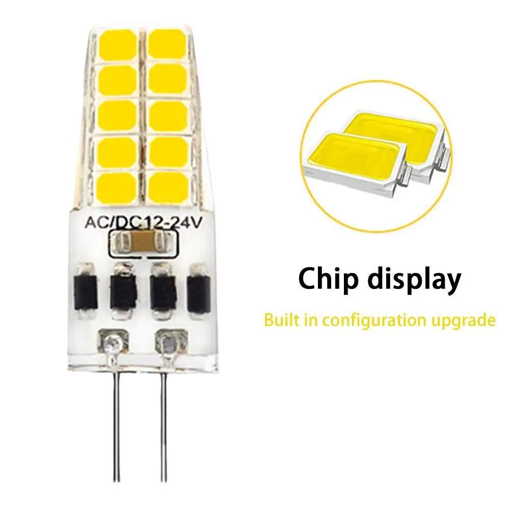 G4 LED Lamp AC DC 12V Mini Lampada LED Bulb 1505 COB Chip Light 360 Beam Angle Lights Replace 30W Halogen G4 Spotlight
G4 LED Lamp AC DC 12V Mini Lampada LED Bulb 1505 COB Chip Light 360 Beam Angle Lights Replace 30W Halogen G4 Spotlight