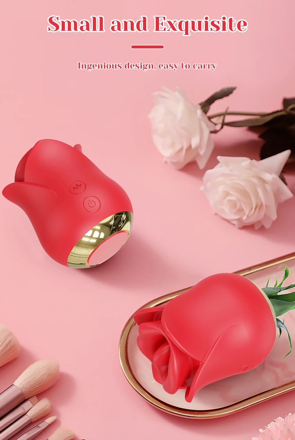 Rose Toy Oral Biting Vibrator Female with Tongue Licking Powerful Sucker Clitoris Stimulator Adults Goods Sex Toys for Women Rose Toy Oral Biting Vibrator Female with Tongue Licking Powerful Sucker Clitoris Stimulator Adults Goods Sex Toys for Women