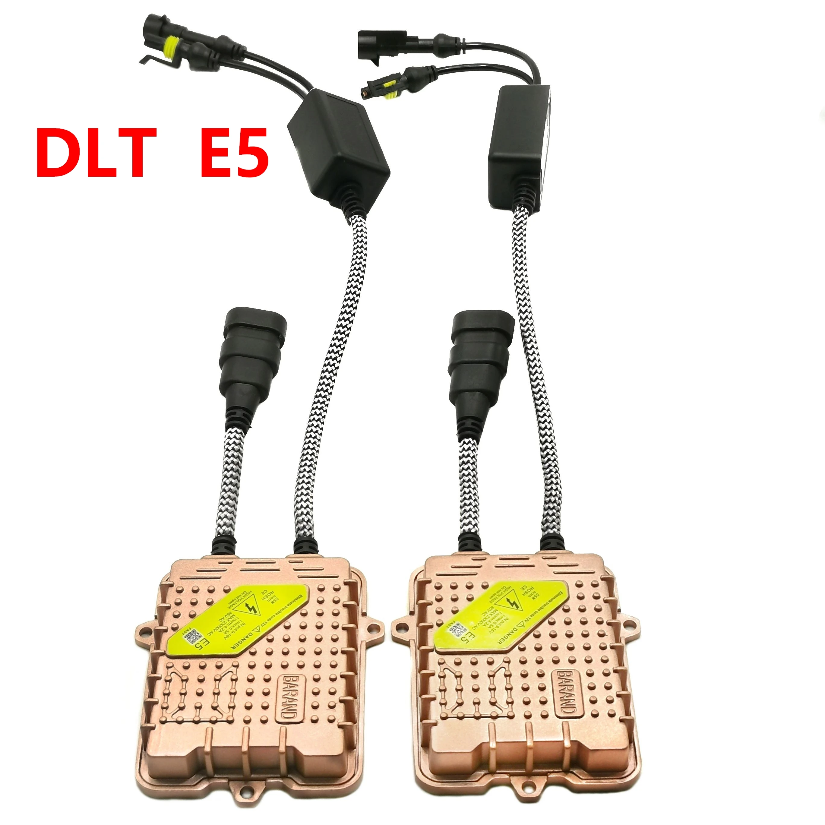 2PCS DLT E5 High Quality Xenon Ballast Fast Bright 5000LM For HID Bulbs H1 H3 H7 H11 9005 9006 D2H 12V Cars Headlights
2PCS DLT E5 High Quality Xenon Ballast Fast Bright 5000LM For HID Bulbs H1 H3 H7 H11 9005 9006 D2H 12V Cars Headlights