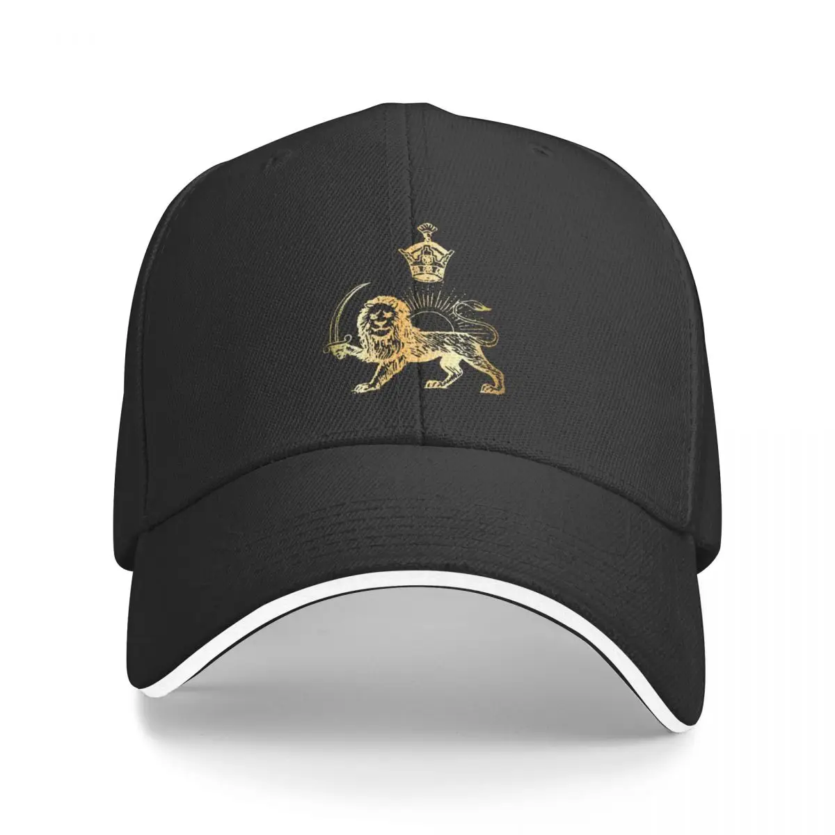 

Persian Flag Lion Ancient Symbol of Authority and Command Baseball Cap Luxury Brand Golf Hat Women's Hats For The Sun Men's