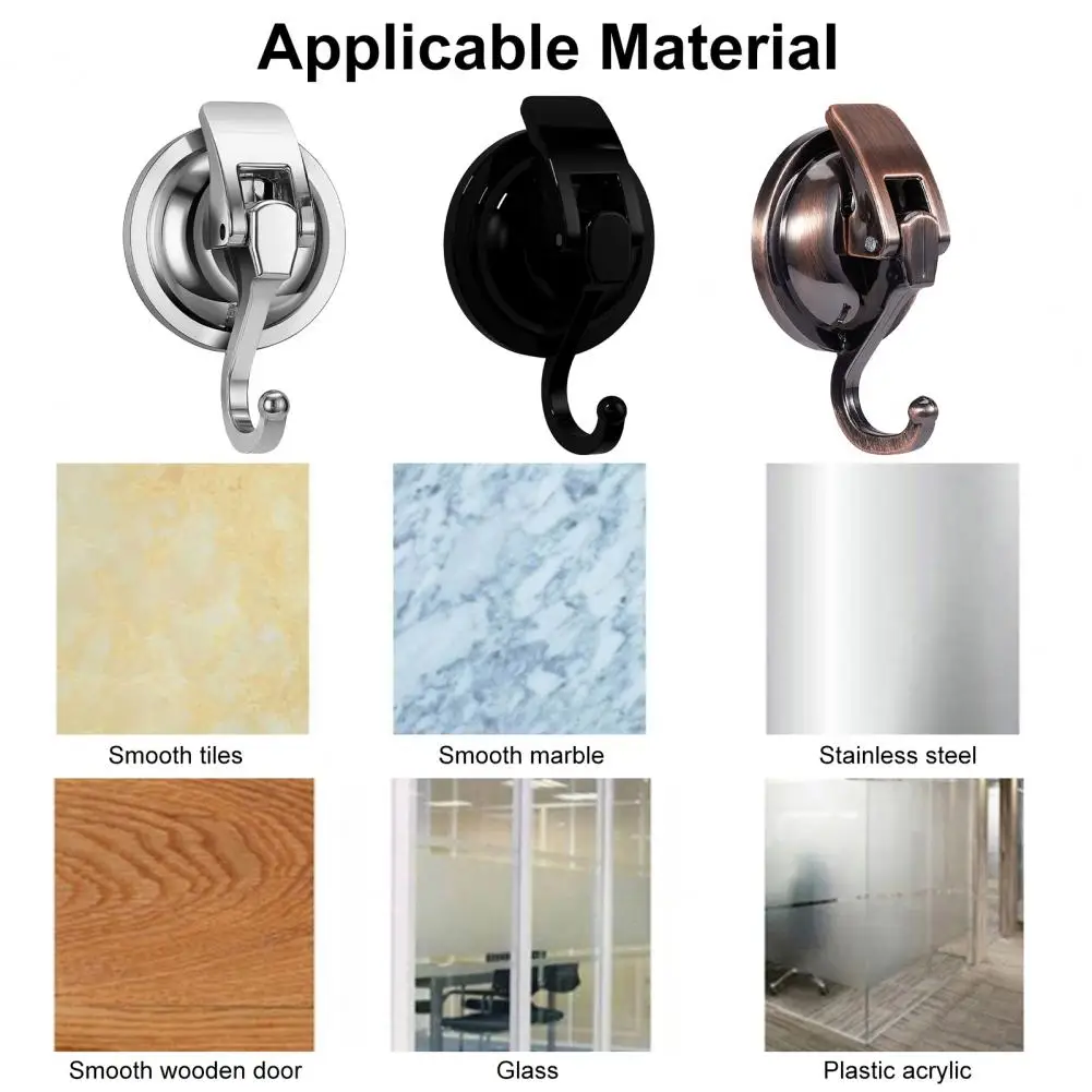 Durable Reusable Suction Cup Hooks for Shower Window Heavy Duty Vacuum Hanging Hooks for Glass Set of 4
Durable Reusable Suction Cup Hooks for Shower Window Heavy Duty Vacuum Hanging Hooks for Glass Set of 4