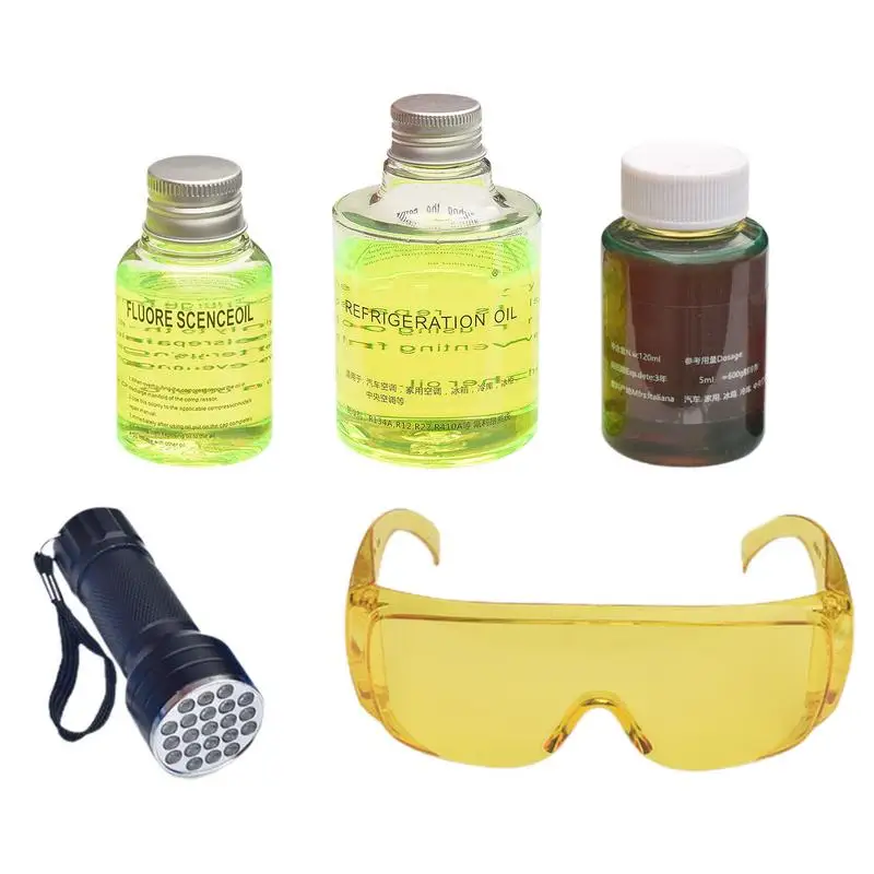 Auto AC Leak Detector Kit Convenient Liquid AC Test Bright Light Repair Tool Fluorescent Agent Leak Tester For Air Conditioners
Auto AC Leak Detector Kit Convenient Liquid AC Test Bright Light Repair Tool Fluorescent Agent Leak Tester For Air Conditioners
