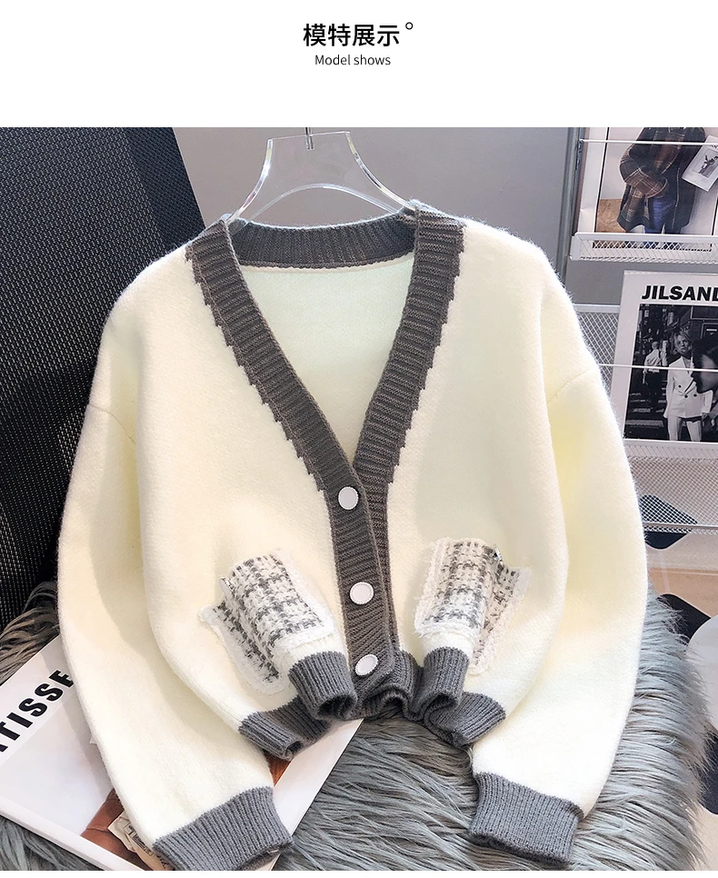 2023 Autumn Winter Knit Sweater and Cardigans Women Button Up Loose Knit Cardigans Pink Jumpers Winter Sweater Coat Femme
2023 Autumn Winter Knit Sweater and Cardigans Women Button Up Loose Knit Cardigans Pink Jumpers Winter Sweater Coat Femme