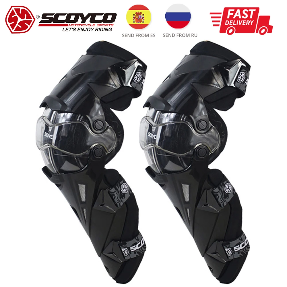 

SCOYCO Motorcycle Knee Protection Motocross Protector Pads Guards Motosiklet Dizlik Moto Joelheira Protective Gear Knee Pads