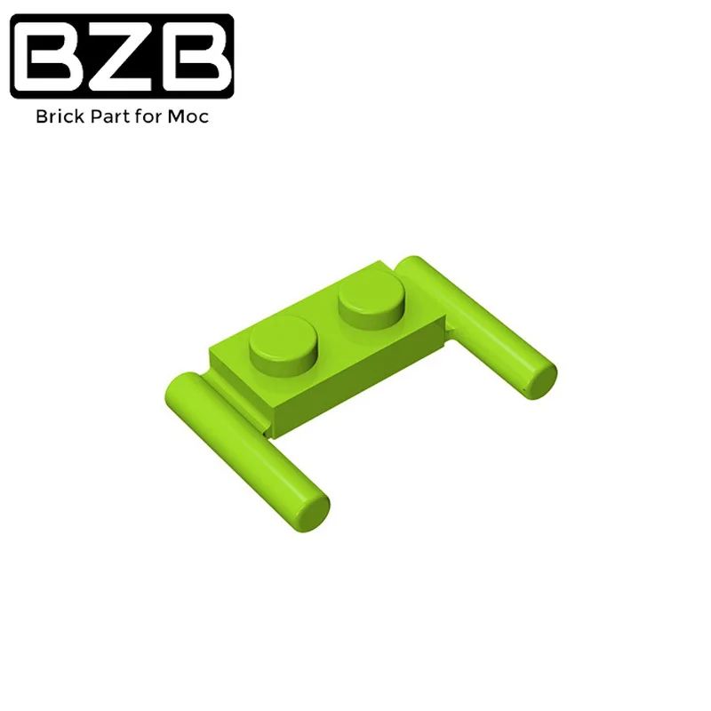 10Pcs BZB MOC 3839 Plate Modified 1 x 2 with Bar Handles High-tech Compatible Bricks Edu Puzzle DIY Toys Building Block Kid Gift | Игрушки и