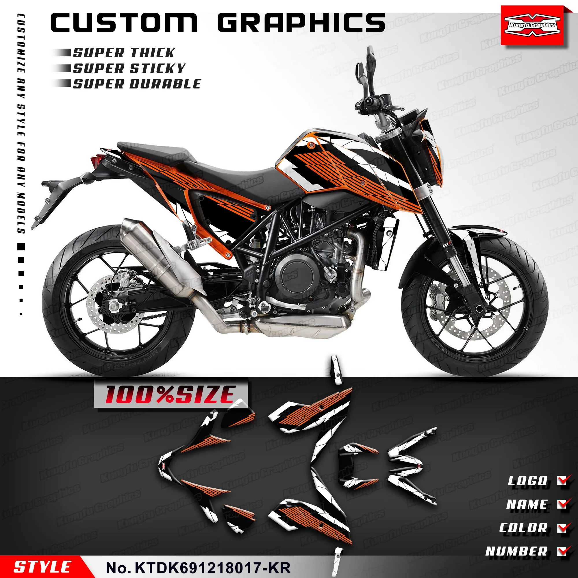 KUNGFU, графическая наклейка, Виниловая наклейка, комплект для Duke 690 2012 2013 2014 2015 2016 2017, KTDK691218017-KR
KUNGFU, графическая наклейка, Виниловая наклейка, комплект для Duke 690 2012 2013 2014 2015 2016 2017, KTDK691218017-KR