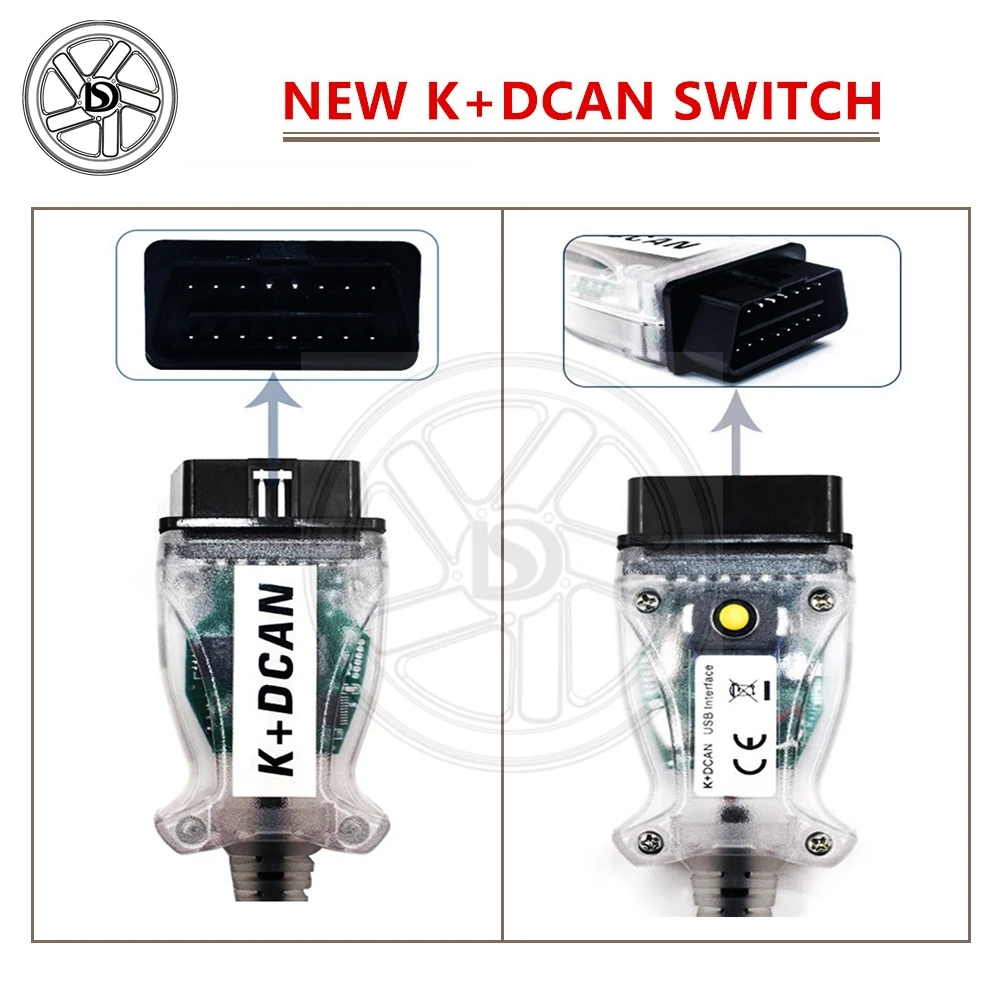 

For B-MW K DCAN Switch OBDII Diagnostic Cable IN-PA K+DCAN USB Interface IN-PA Ediabas K D CAN OBD2 Diagnostic Scanner FT232RL