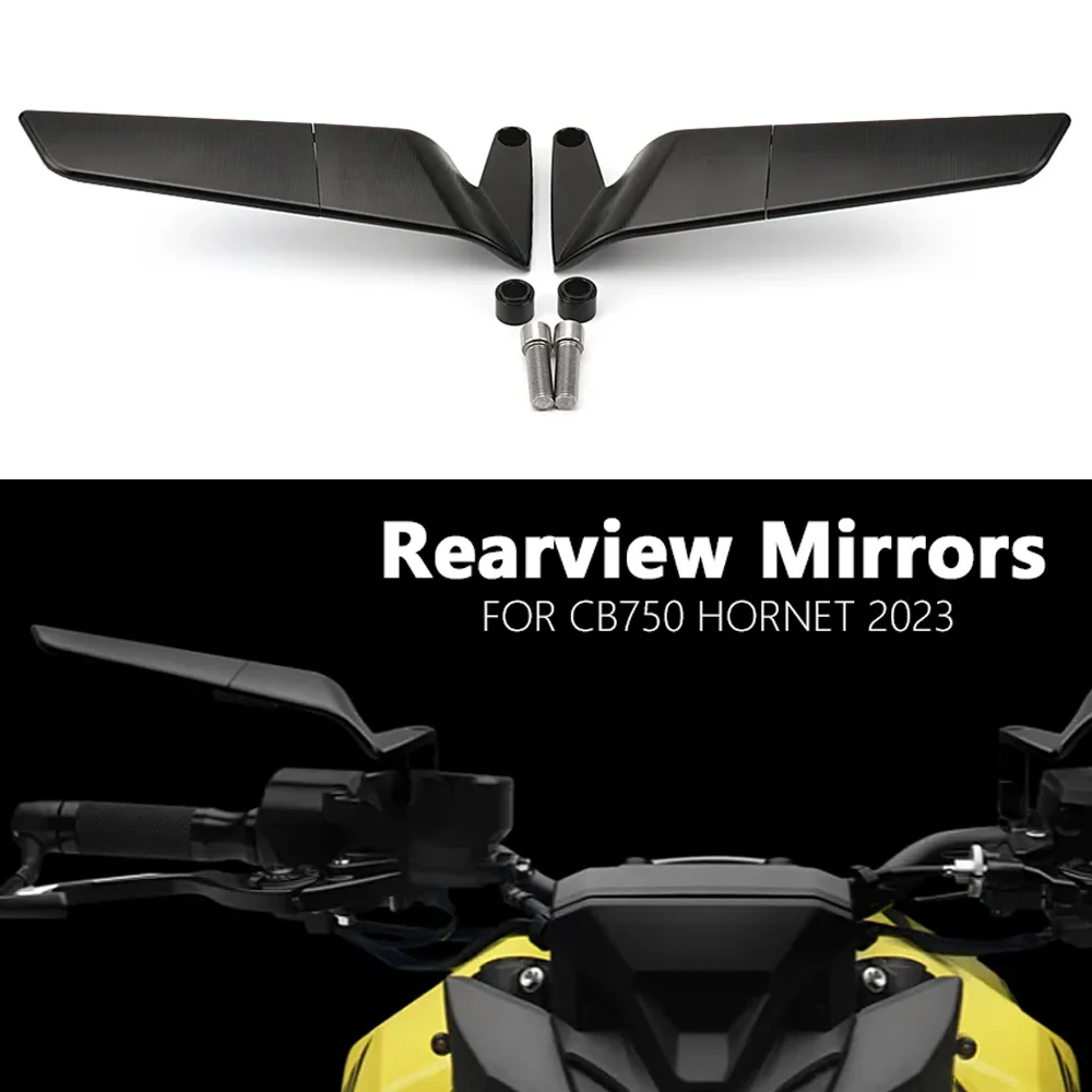 

New CB750 Hornet 2023 Mirror Motorcycle Accessories 360° rotation Side Rearview Mirrors For Honda CB 750 HORNET Adjustable