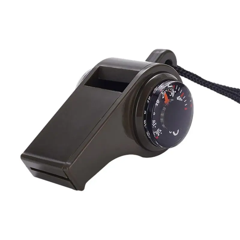 Camping Survival Whistle Outdoor Loud Survival Whistles With Compass And Thermometer Portable Necklace Whistle For Survival Life
Camping Survival Whistle Outdoor Loud Survival Whistles With Compass And Thermometer Portable Necklace Whistle For Survival Life