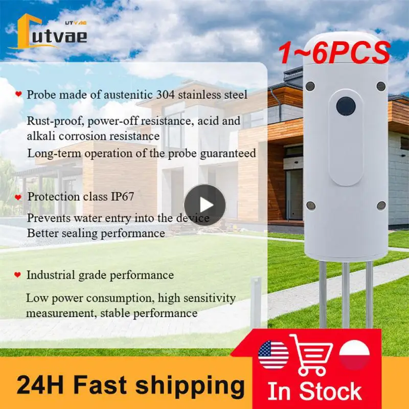 1~6PCS Tuya Smart Soil Tester Temperature and Humidity Meter Waterproof Thermohygrometer Garden Automation Irrigation
1~6PCS Tuya Smart Soil Tester Temperature and Humidity Meter Waterproof Thermohygrometer Garden Automation Irrigation