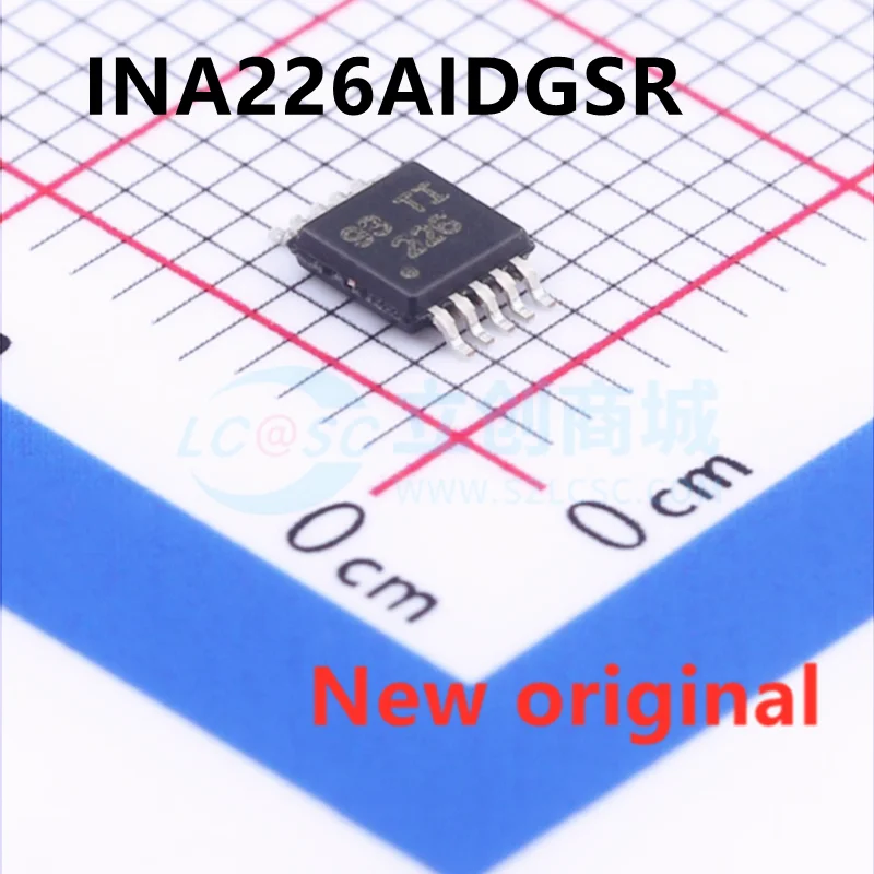 

10PCS New original INA226AIDGSR INA226 226 MSOP-10 Bi-directional current power monitor chips