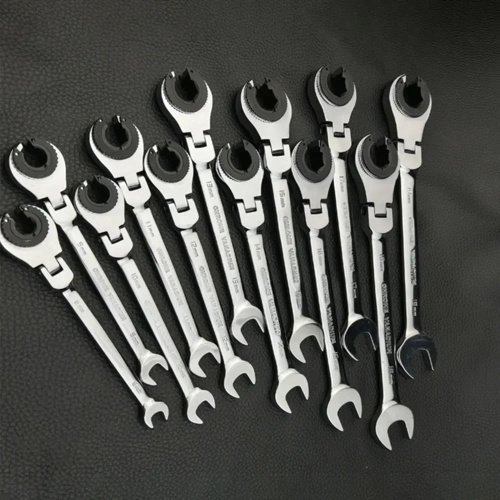 8-30MM Tubing Ratchet Wrench with Open Flexible Head 72 Teeth For Car Repair Oil Wrenches
8-30MM Tubing Ratchet Wrench with Open Flexible Head 72 Teeth For Car Repair Oil Wrenches
