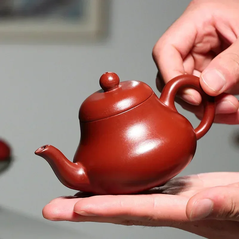 

Ручная работа в форме груши Xi Shi чайник из фиолетовой глины чайный набор из китайского исинского чайника чистый чайник аксессуары для домашней чайной церемонии 160 мл