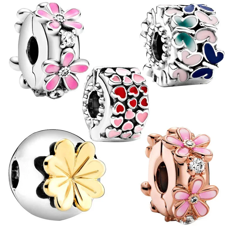 925 Sterling Silver Rose Daisy Shell Starfish Spacer Charm Bead Collection Fit Original Bracelet Women Jewelry Gift DIY
925 Sterling Silver Rose Daisy Shell Starfish Spacer Charm Bead Collection Fit Original Bracelet Women Jewelry Gift DIY