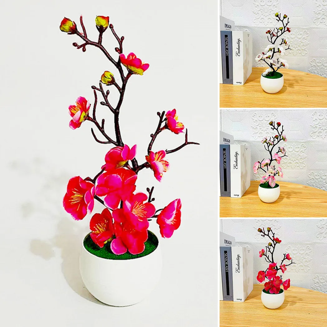 30x11cm Artificial Potted Plants Bonsai Simulation Artificial Pot Plant Home Room Office Plum Blossom Decoration Ornament Gift
30x11cm Artificial Potted Plants Bonsai Simulation Artificial Pot Plant Home Room Office Plum Blossom Decoration Ornament Gift